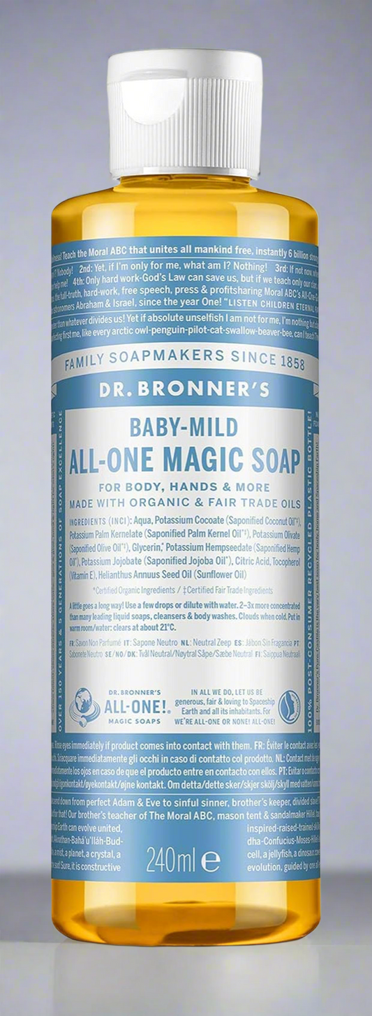 Dr Bronner's 100% Organic Soap Concentrate